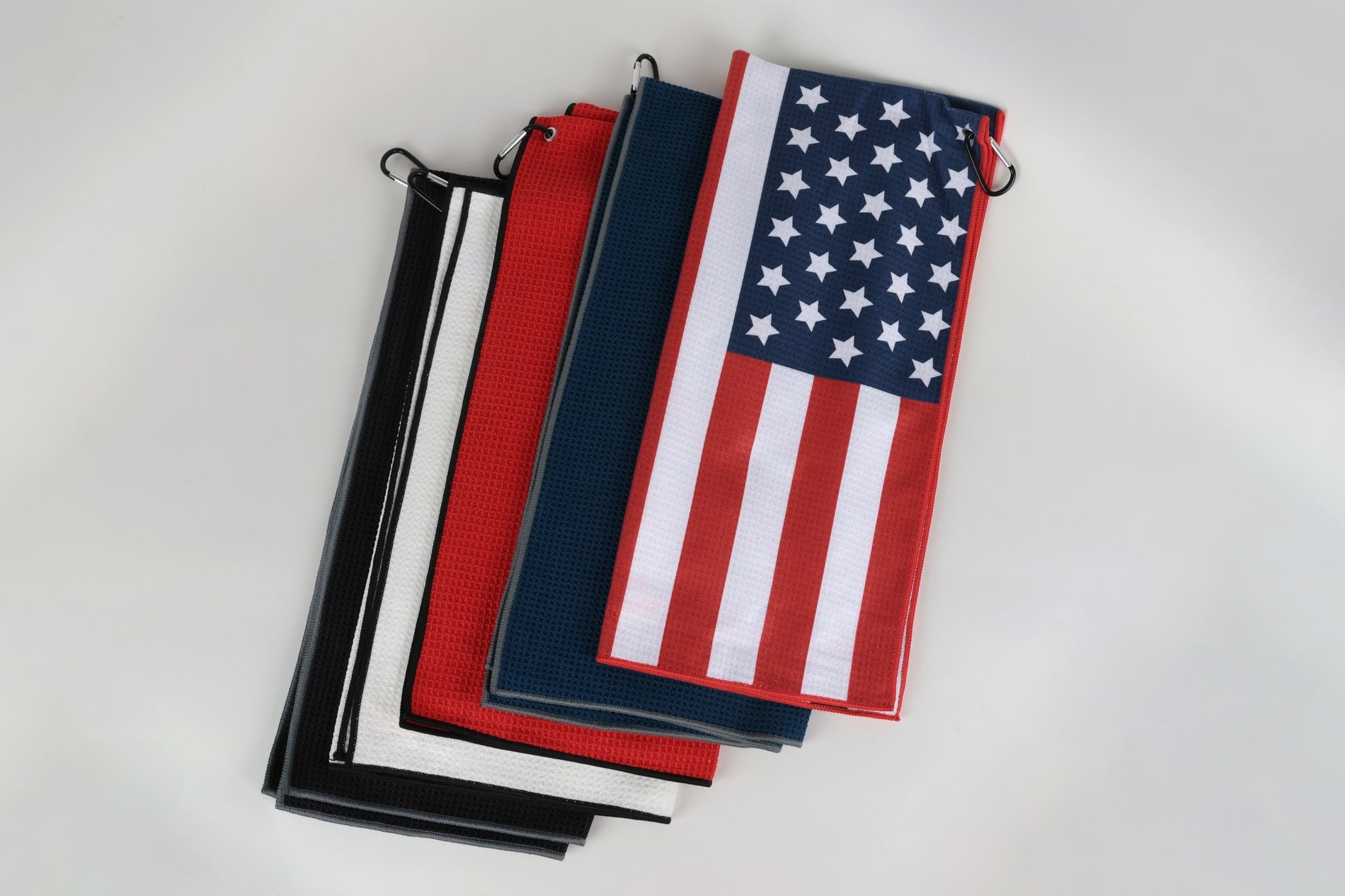 Red/Black Ahead Microfiber Golf Towel