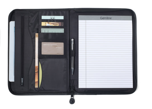 Black Deluxe Executive Padfolio