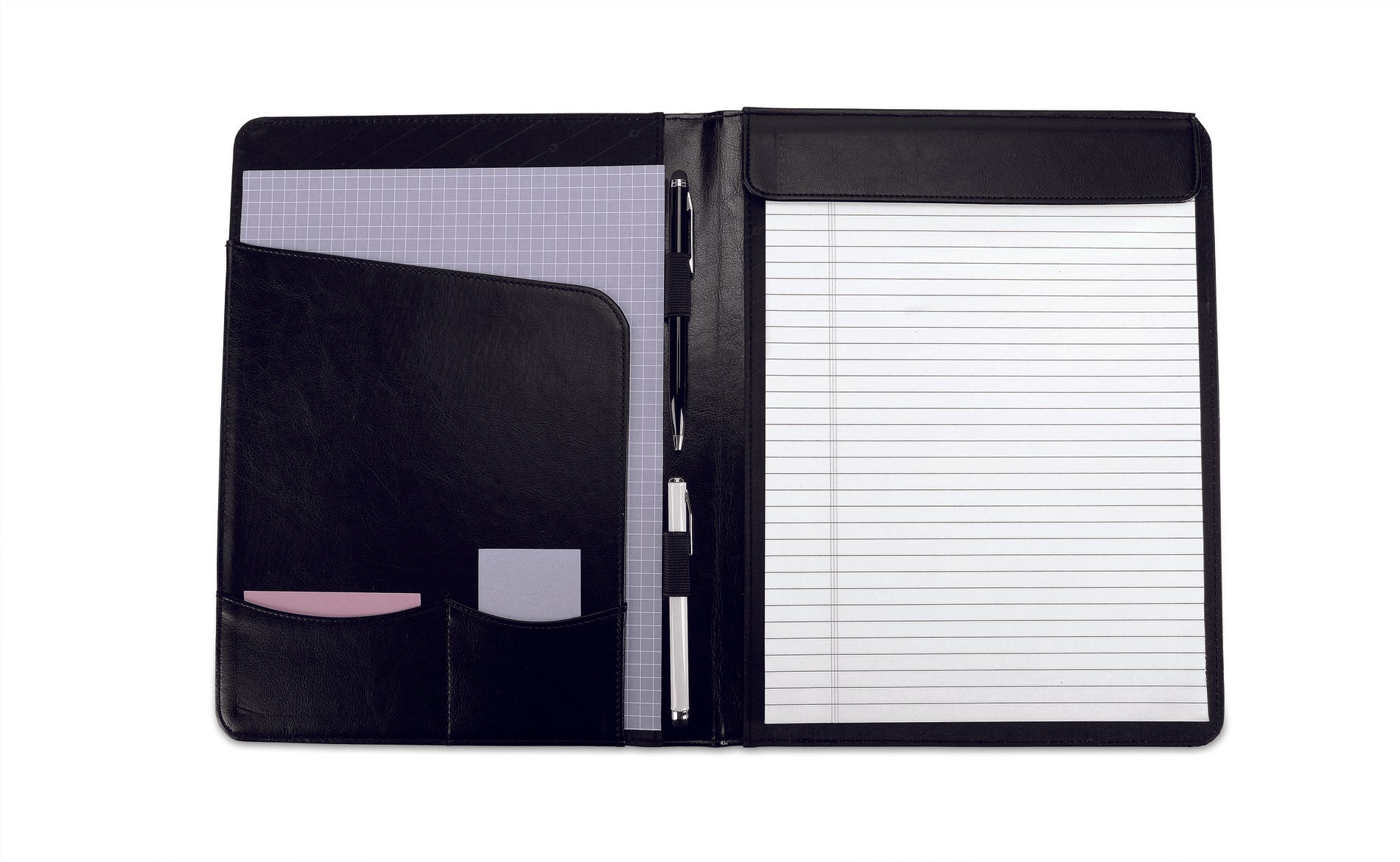 Black Executive Vintage Leather Writing Pad