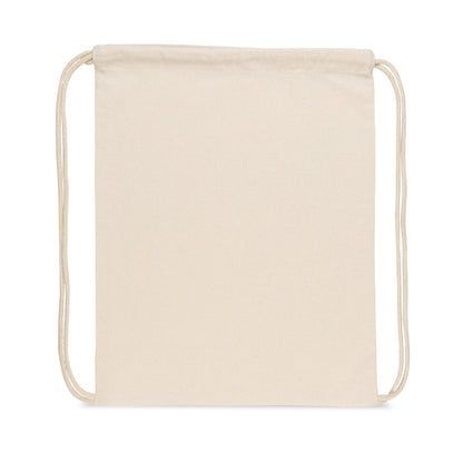 Impact AWARE™ Recycled Cotton Drawstring Backpack 145g