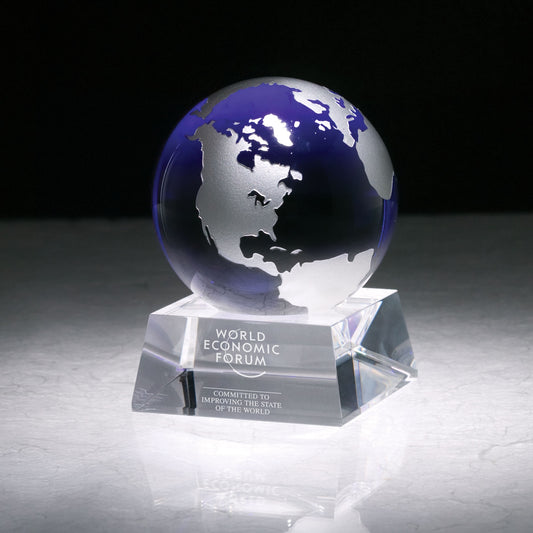 Firmada II Blue Crystal Globe