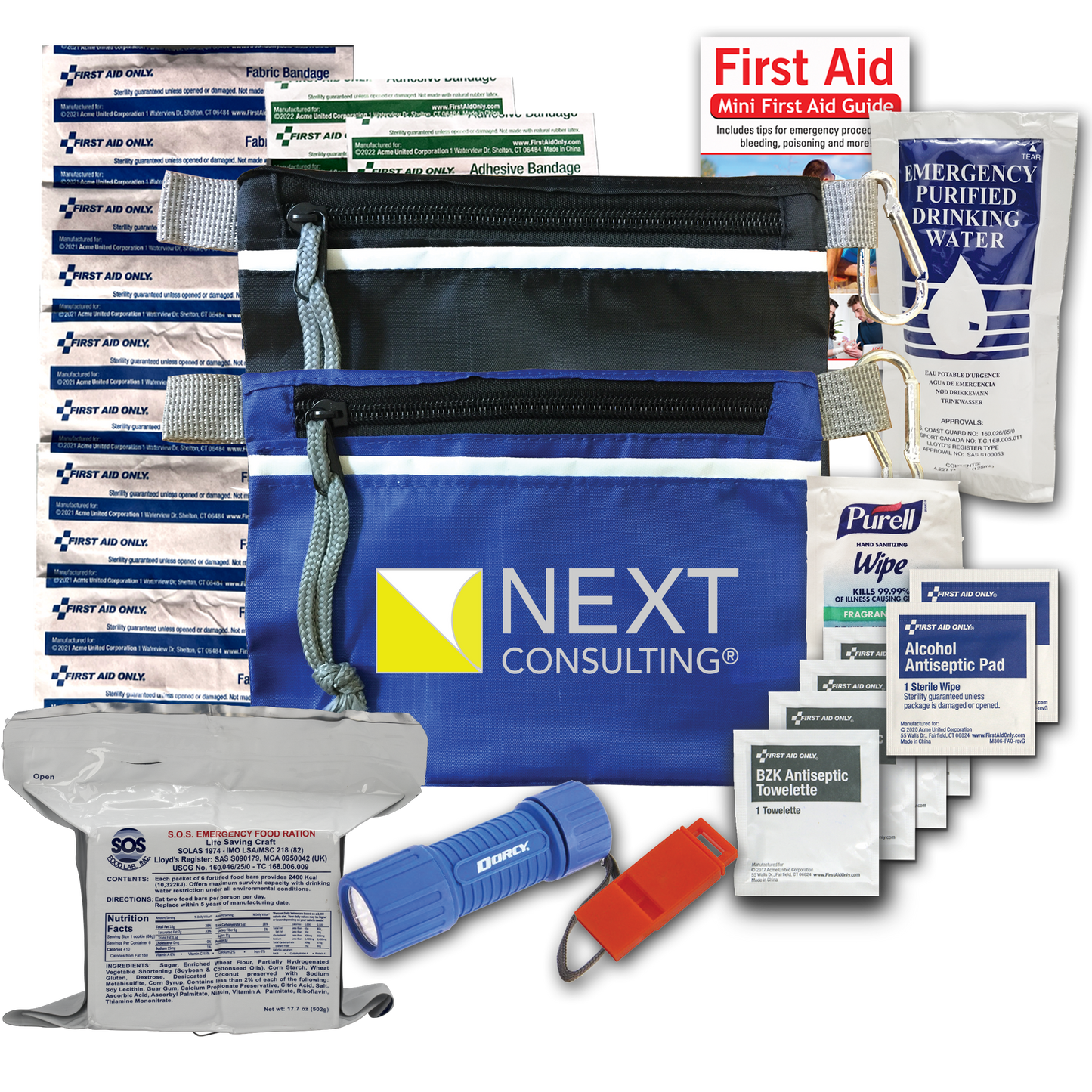 Black Disaster Prep Emergency Safety Kit