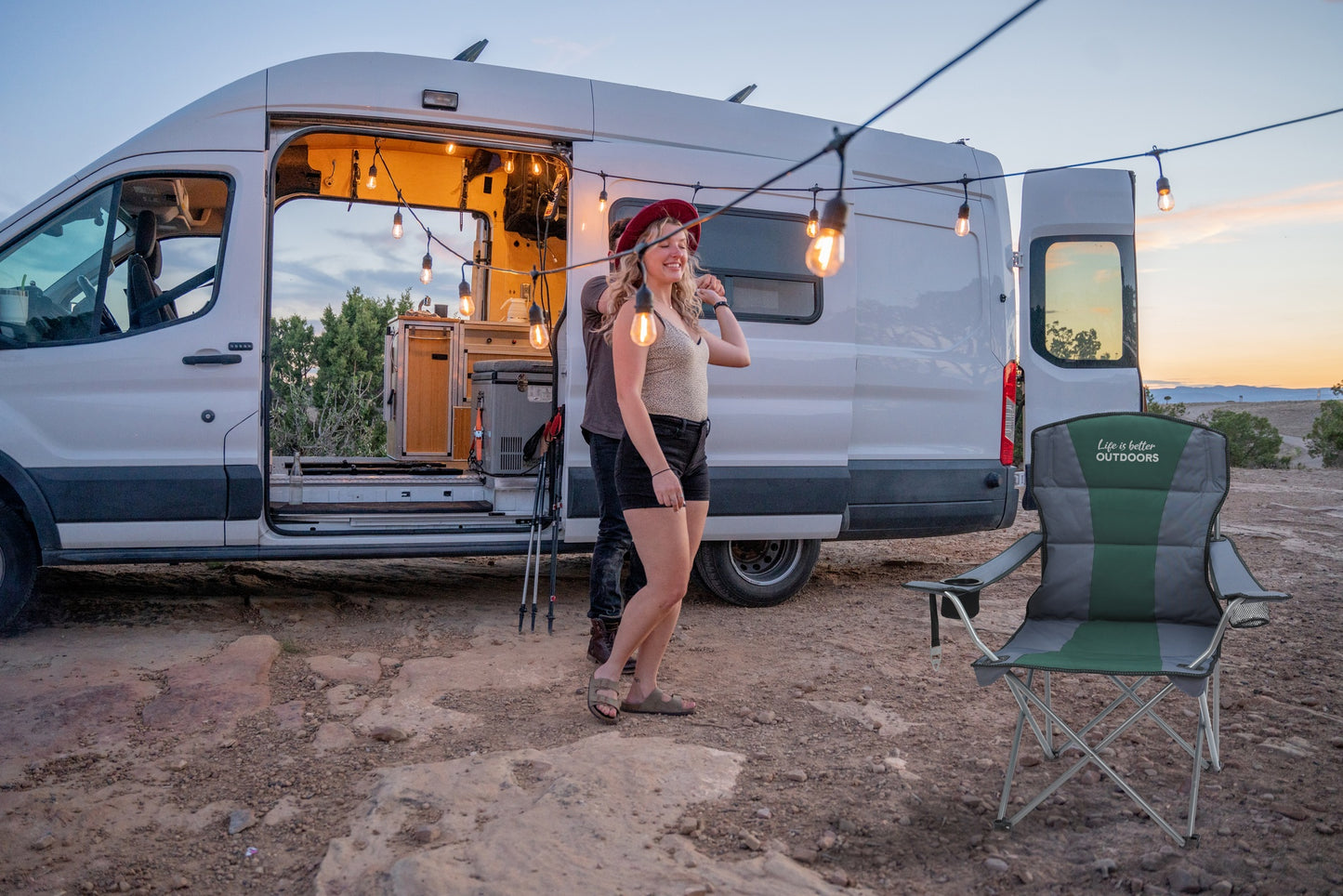 Premium Stripe Chair