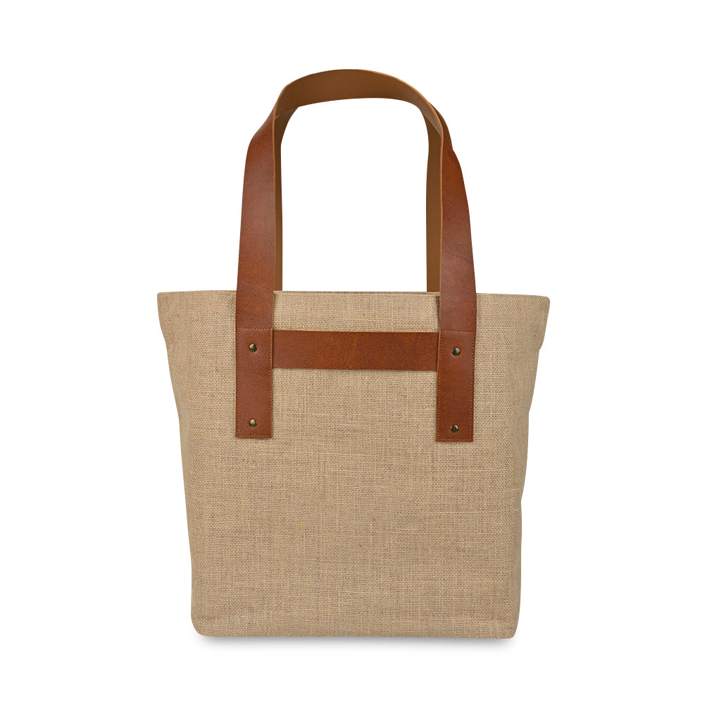 Natural Out of The Woods® Jute T-Strap Tote