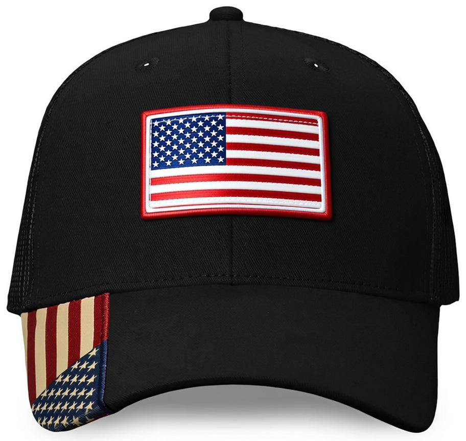 USA Flag Mesh Cap - AM350M