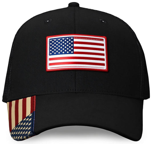 USA Flag Mesh Cap - AM350M