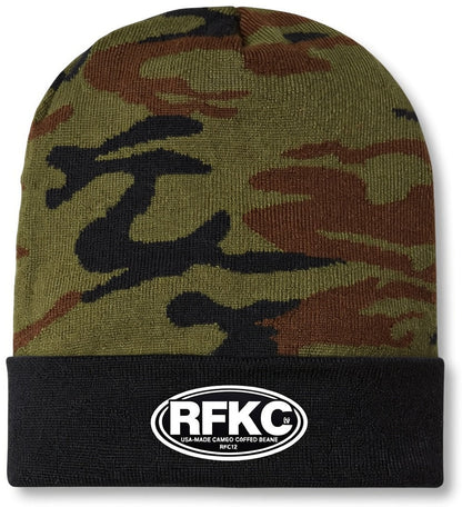 USA-Made Camo Cuffed Beanie - RKC12
