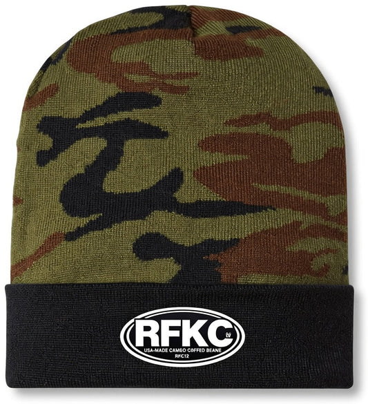 USA-Made Camo Cuffed Beanie - RKC12