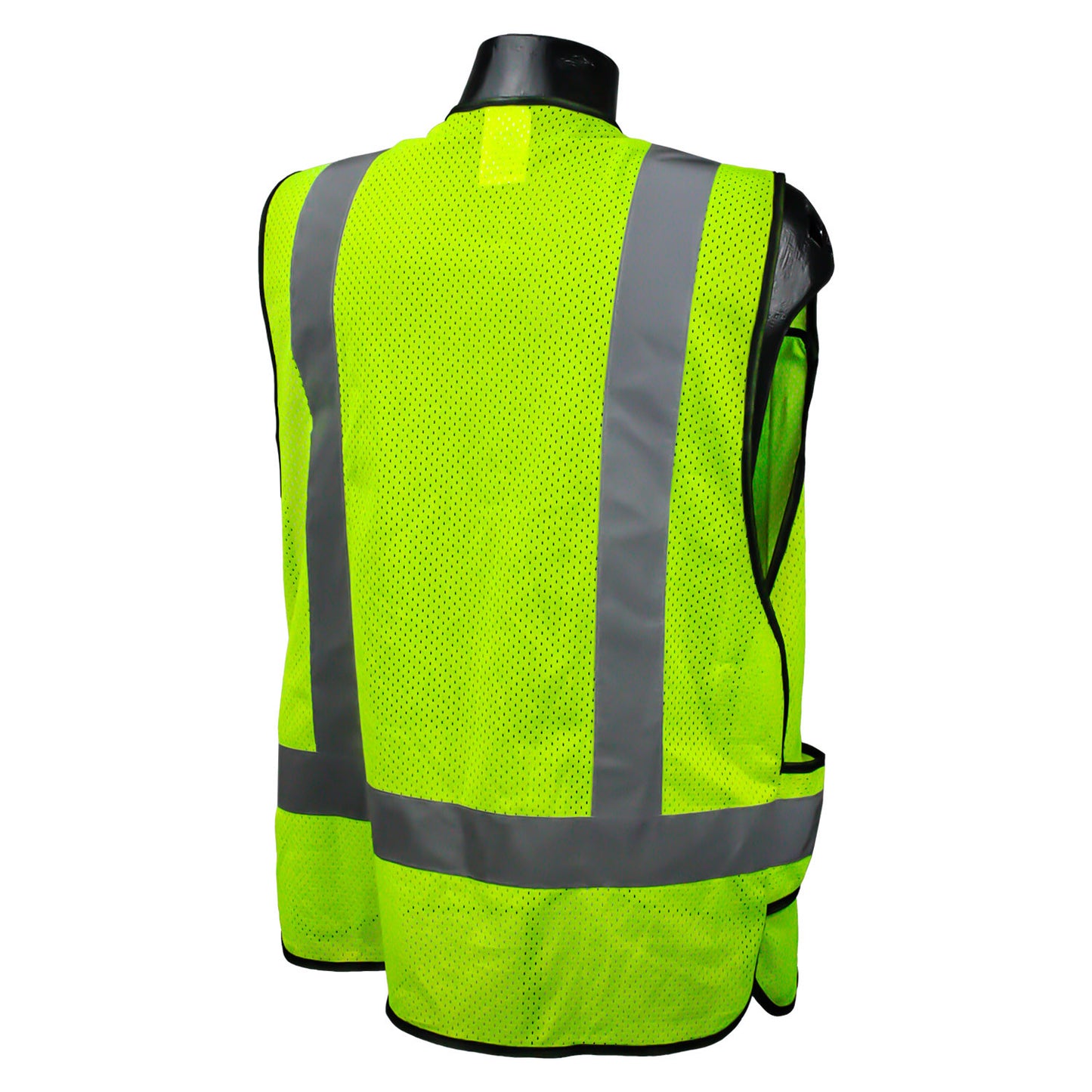 LHV-5-PC-ZR Class 2 Breakaway Vest - EMS - Black Trim - Green - Size 2X-4X