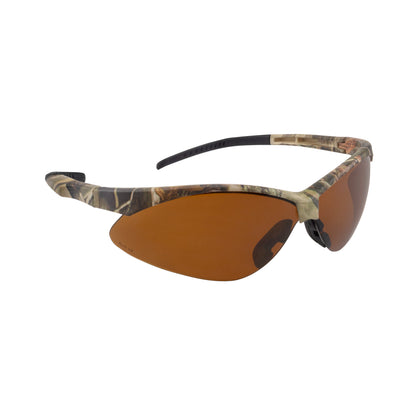 Rad-Apocalypse™ Camo Safety Eyewear - Camo Frame - Bronze Anti-Fog Lens