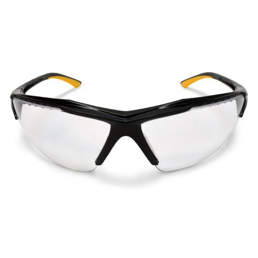 DPG106 Spector™ In-Viz Bifocal Protective Eyewear - Black / Yellow Frame - Clear Lens - 1.5 Diopter
