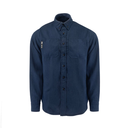 VTS5SH Tecasafe® One 5.7 oz FR Shirt - Denim - Size 2X