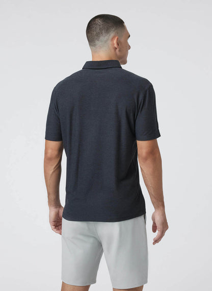 Vuori Men's Strato Tech Polo - Charcoal Heather - LG