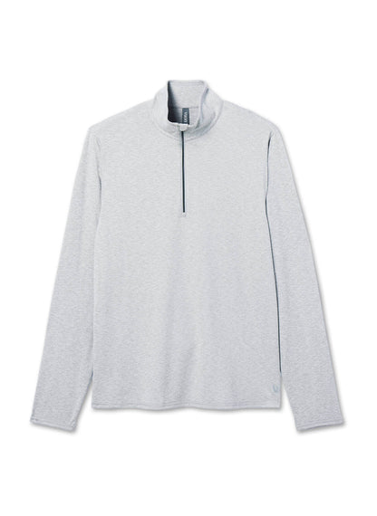 Vuori Men's Ease Performance 1/2 Zip 2.0 - Charcoal Heather - XL