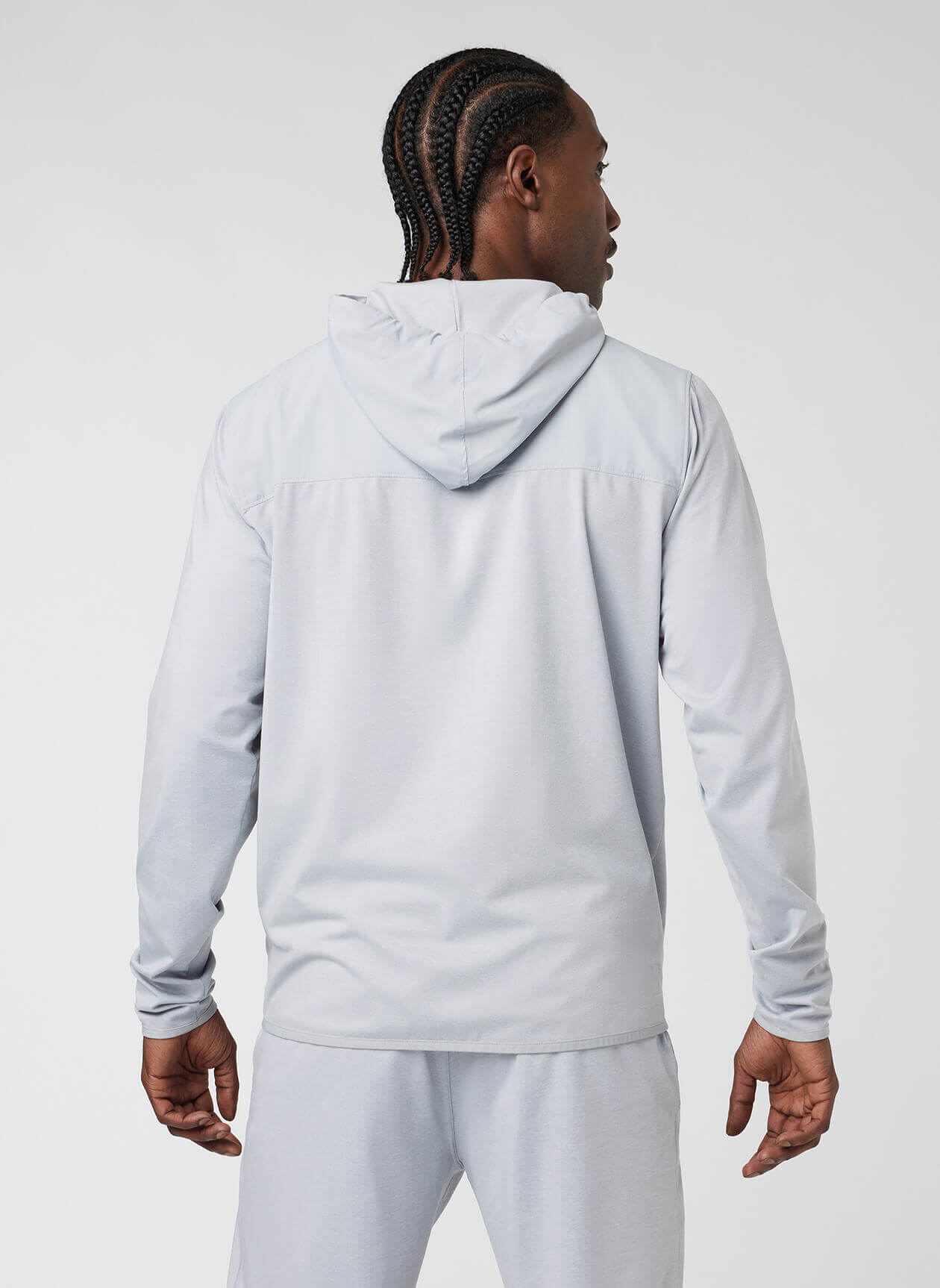 Vuori Men's Sunday Element Jacket - Platinum Heather - LG