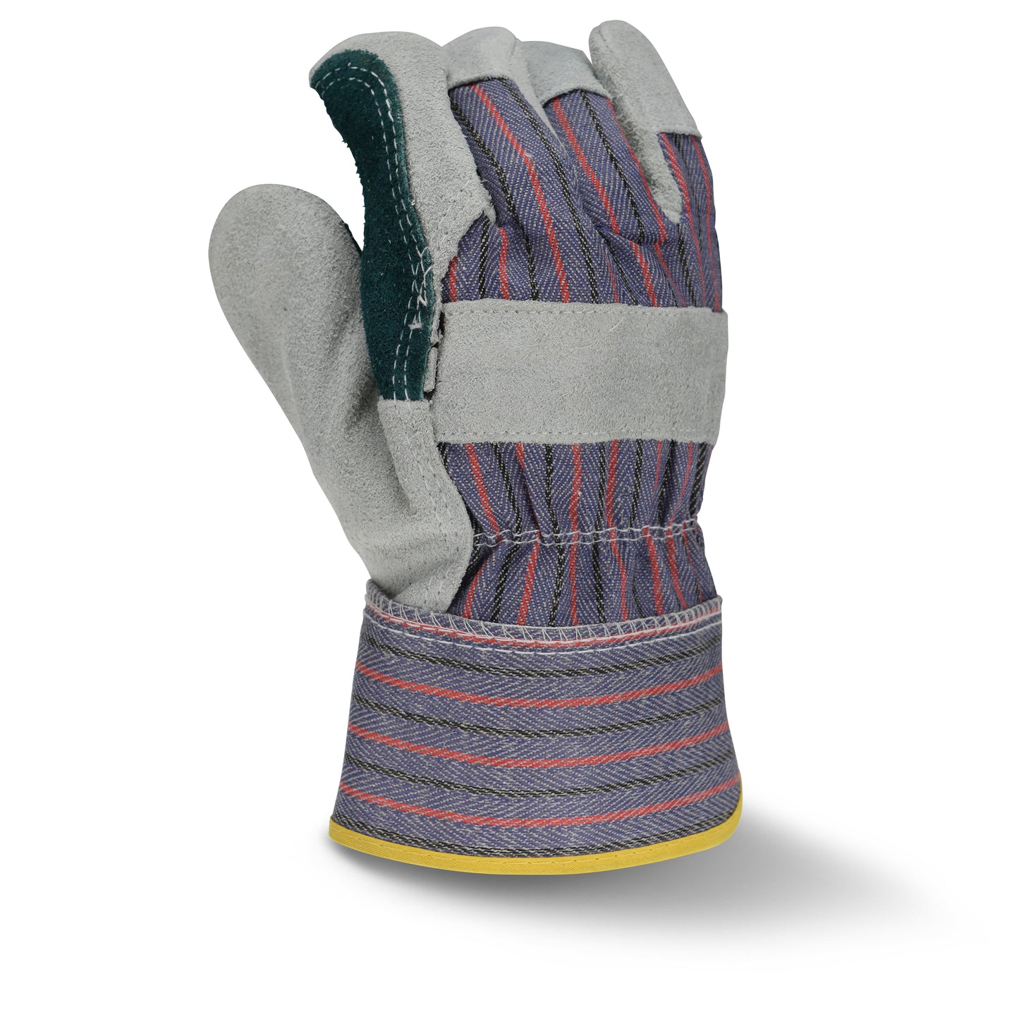 RWG3200JP Regular Shoulder Gray Split Cowhide Leather Glove - Size L