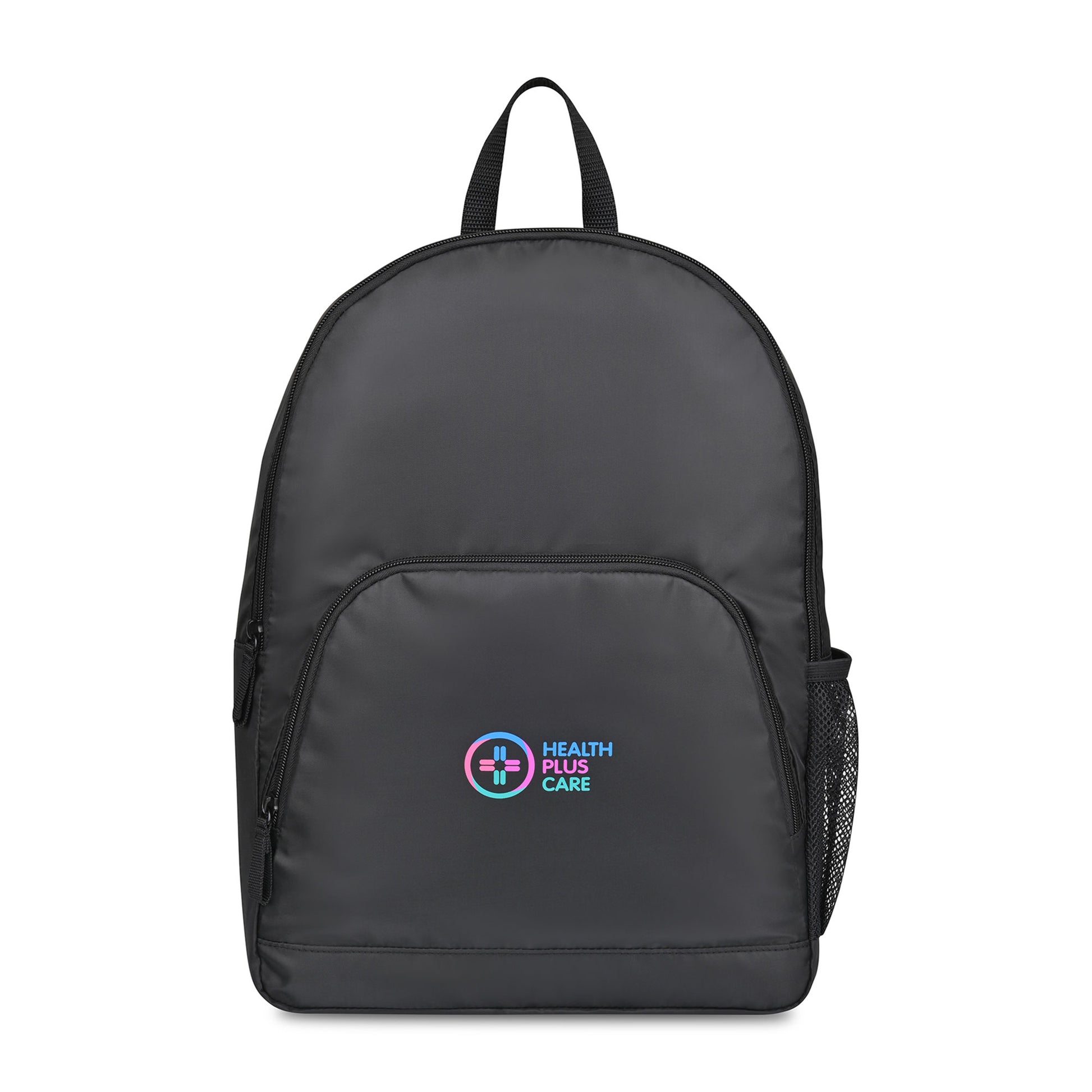 Black Repeat Lite Recycled Poly Backpack