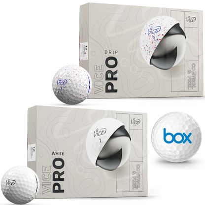 Drip Red Blue Vice Pro Golf Balls