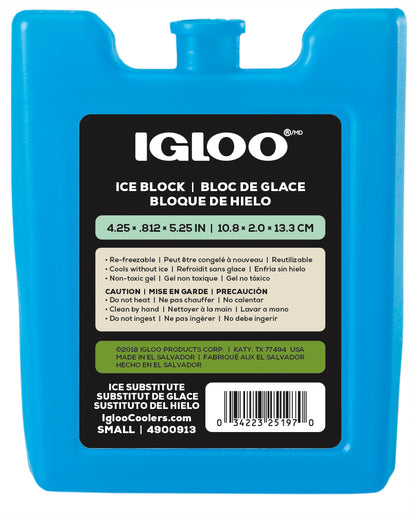 Turquoise Igloo® Ice Block - Small