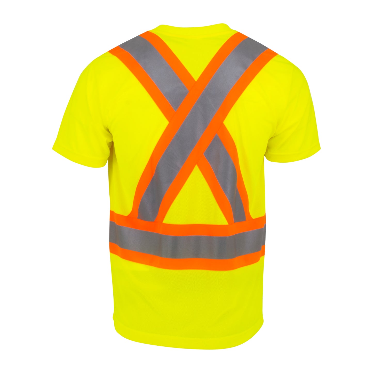 ST11X Class 2 Short Sleeve Safety T-Shirt X-Back - Hi Vis Green - Size 2X