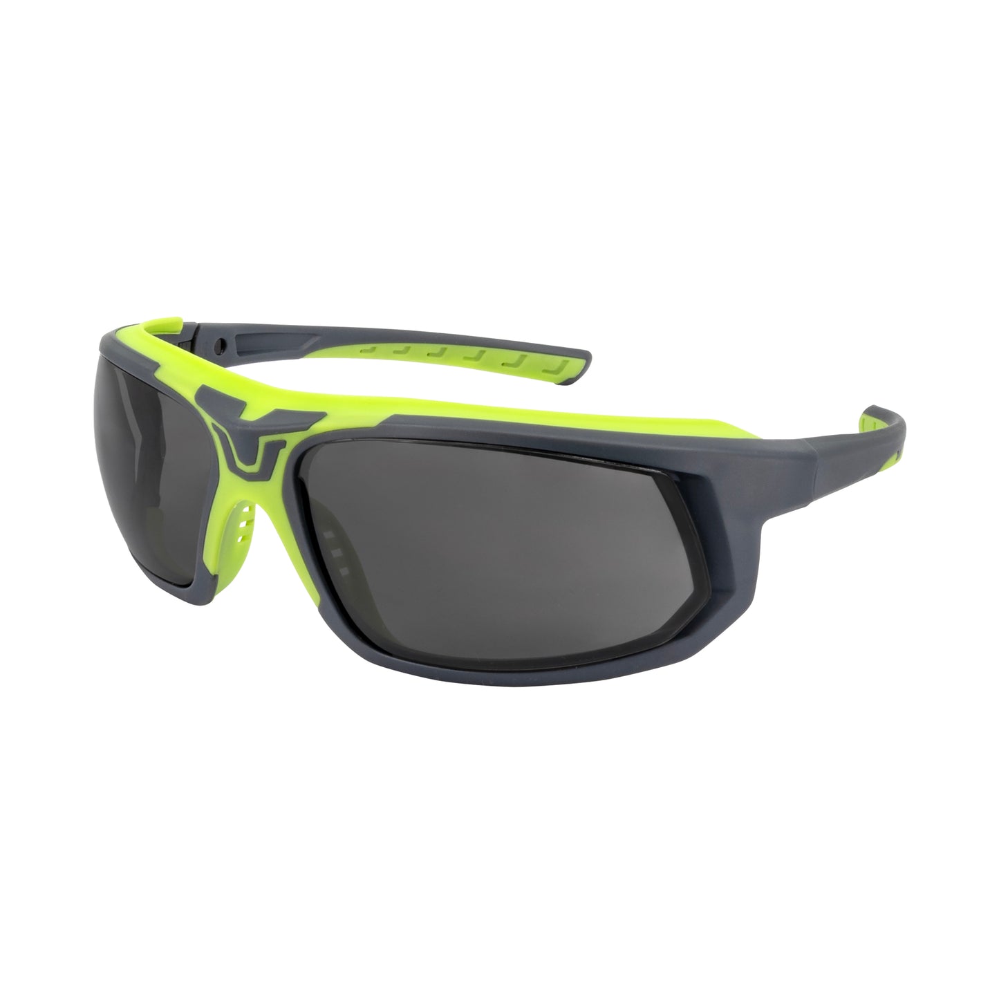 GLYF™ Safety Eyewear with Comfort Soft-Touch Liner - Hi-Vis/Gray Frame, Clear Lens