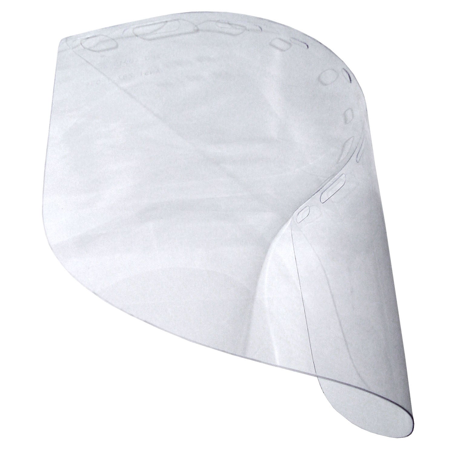 Clear PC Face Shield - .040 x 8 x 15 1/2 Clear PC