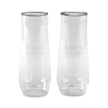 Clear CORKCICLE® Flute Glass Set (2)