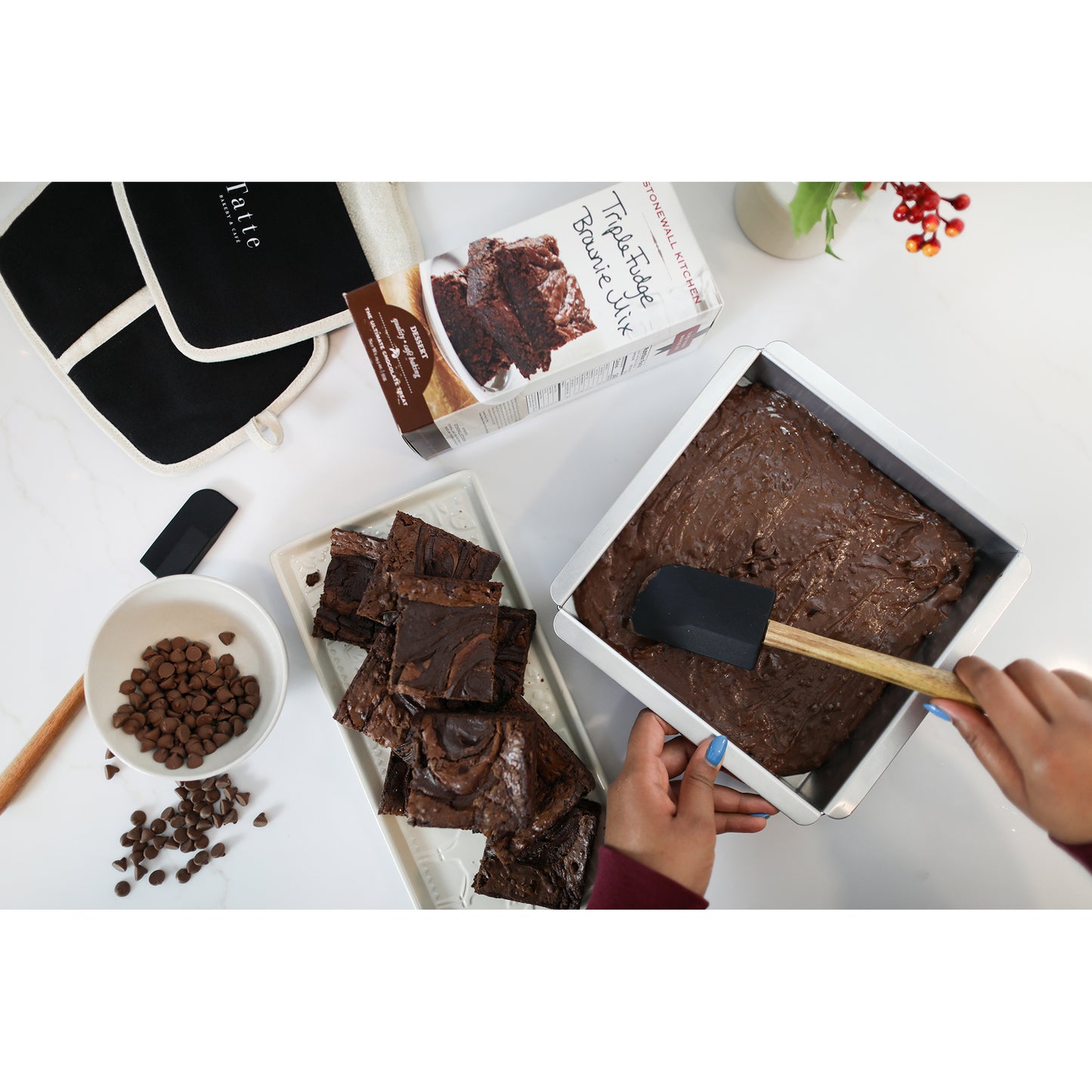 Black La Cuisine Silicone Baking Utensils