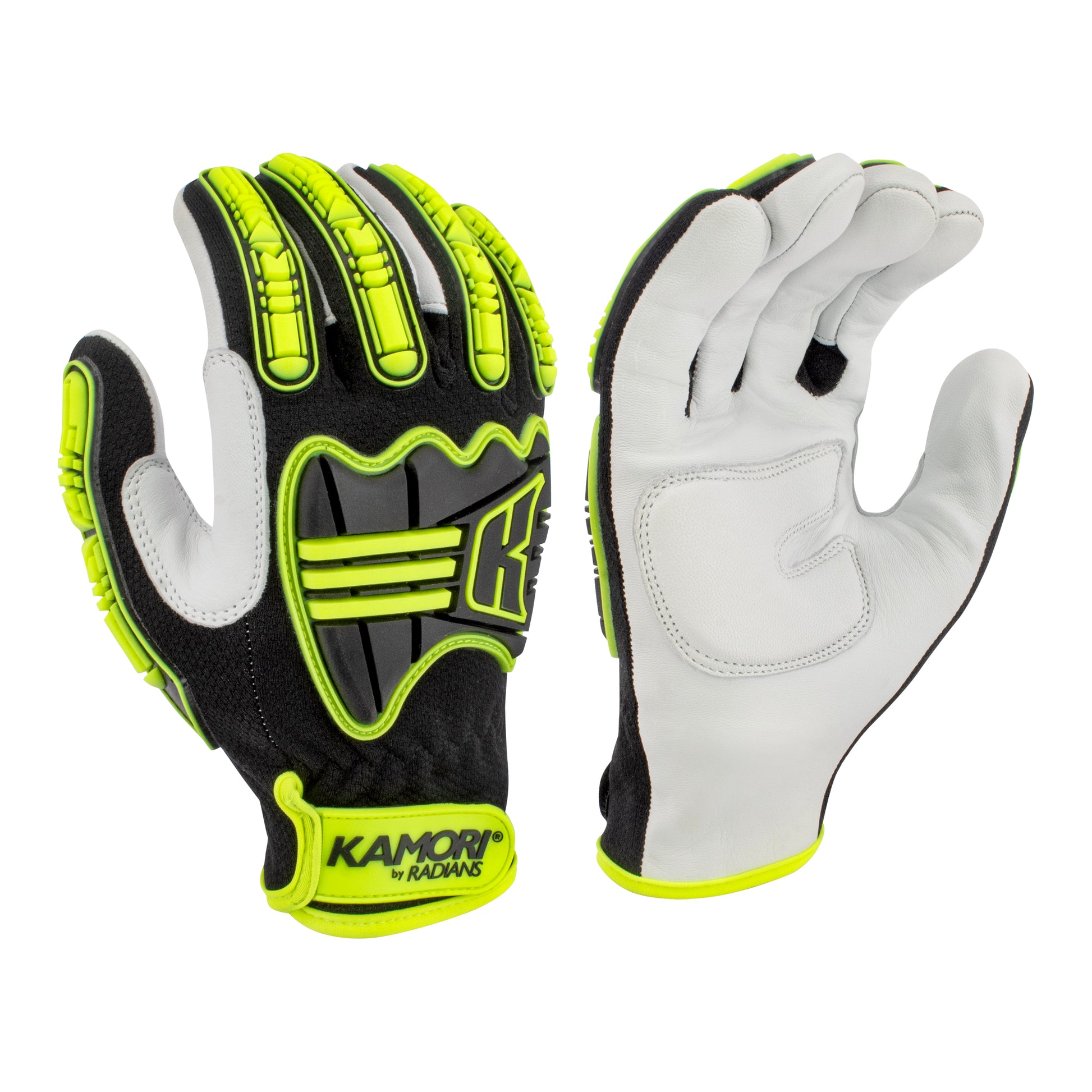 RWG152 KAMORI® A6 White Grain Goatskin Palm With TPR - Size 2X