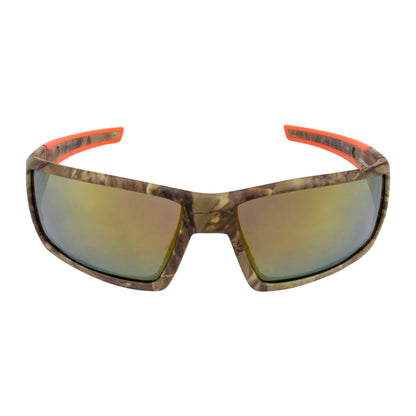 Cumulus Premium Safety Eyewear - Camo Frame - Gold Mirror Lens