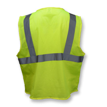 SVE1 Economy Type R Class 2 Mesh Safety Vest - Green - Size 2X-3X