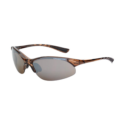 XCBR Premium Safety Eyewear - Crystal Brown Frame - HD Brown Mirror Lens