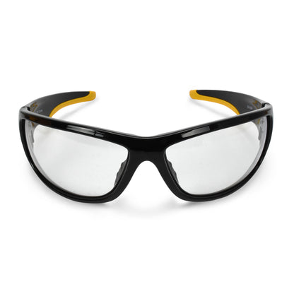 DPG94 Dominator™ Protective Eyewear - Black/Yellow Frame - Clear Lens
