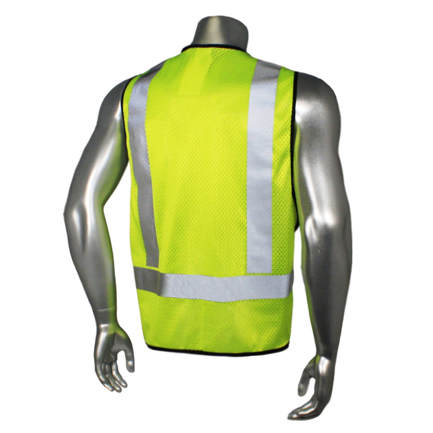 LHV-5-PC-ZR Class 2 Breakaway Vest - EMS - Black Trim - Green - Size 2X-4X