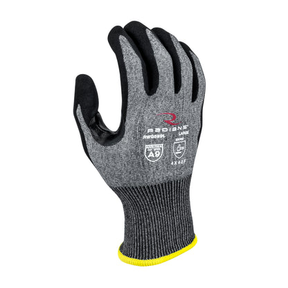 RWG589 Cut Protection Level A9 Sandy Foam Nitrile Coated Glove - Size L