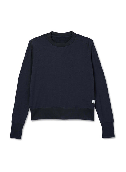 Vuori Women's Daydream Crew - Black Heather - XS