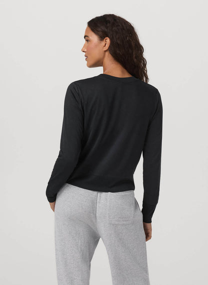 Vuori Women's Daydream Crew - Black Heather - MD