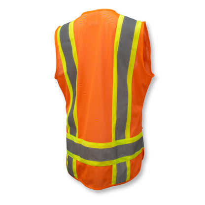 SV6W Two Tone Surveyor Type R Class 2 Women's Safety Vest - Green - Size 2X