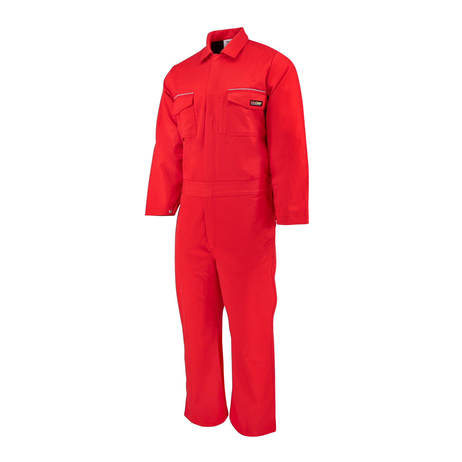 FRCA-001 VolCore® Cotton/Nylon FR Coverall - Red - Size XL