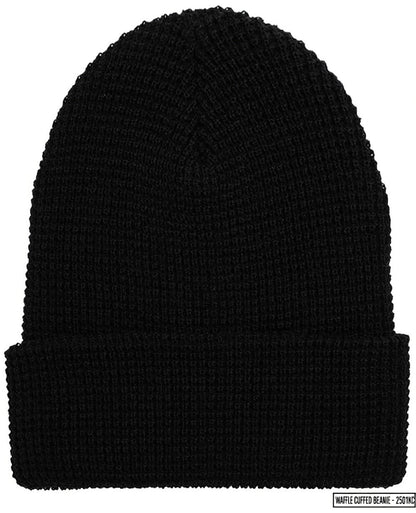 Waffle Cuffed Beanie - 2501KC