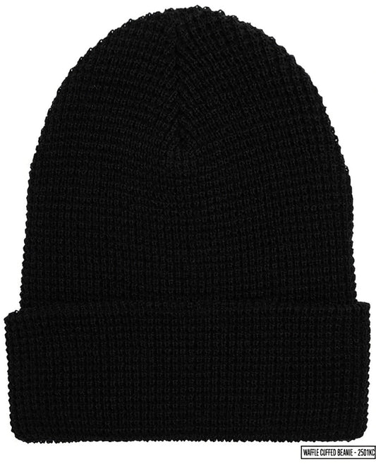 Waffle Cuffed Beanie - 2501KC