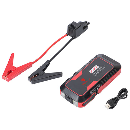 Black Pit Stop 12V 16000mAh Portable Jump Starter Kit