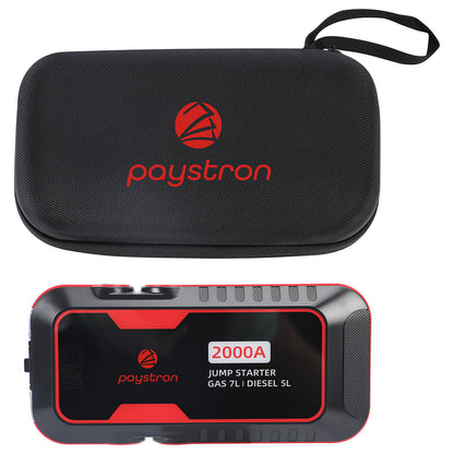 Black Pit Stop 12V 16000mAh Portable Jump Starter Kit