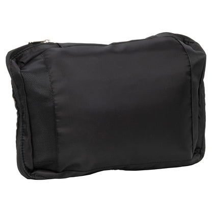 Black Caravan Expandable Polyester Travel Tote