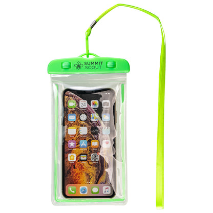 Black Best Buddy Tools® Coral IPX8 Waterproof TPU Phone Pouch