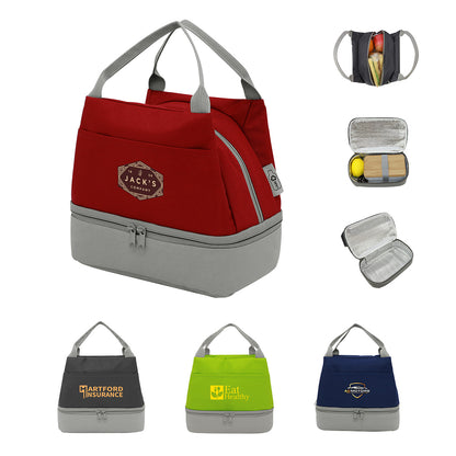 Gray/Gray Galley RPET Insulated Lunch Bag