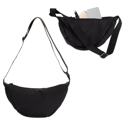 Black Lune Microfiber Waist Bag