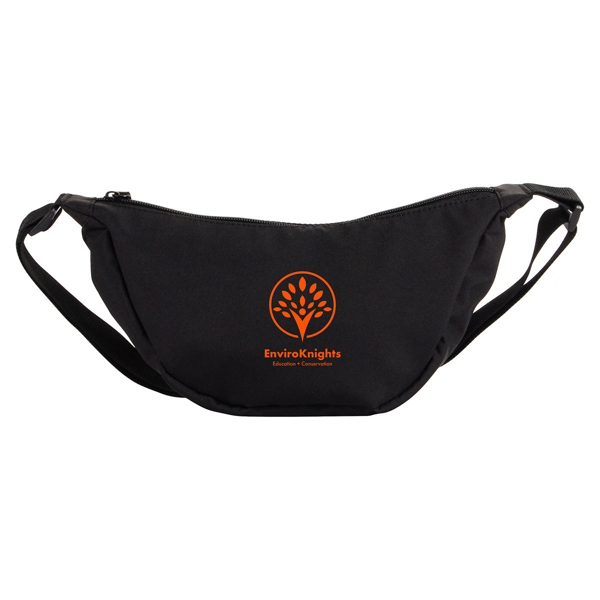 Black Lune Microfiber Waist Bag