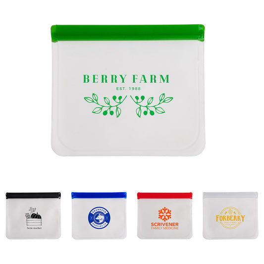 Black Sunflower PEVA Zip Closure Utility Bag