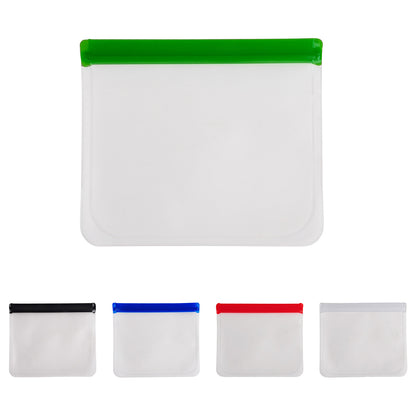 Black Sunflower PEVA Zip Closure Utility Bag